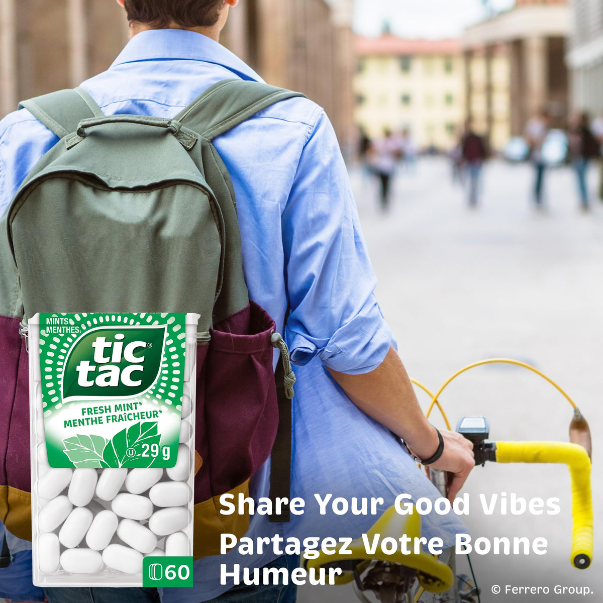 Mints, Fresh Mint, Mint Candy, 29g Singles, 3 Count Candy Mint Sleeve by Tic Tac – AG102471, KN102471, Model YOOUS