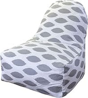 Goods Black Bamboo Ottoman, Large