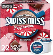 Swiss Miss Chocolate Peppermint Hot Cocoa Mix, Keurig K-Cup Pod, 22/Box (5000355689)