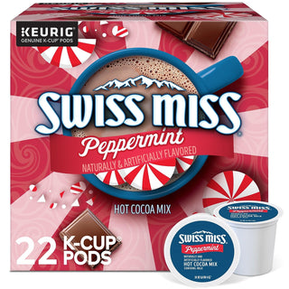 Chocolate Peppermint Hot Cocoa Mix by Swiss Miss – 22 Count (Pack of 1), coffee, Model 5000355689