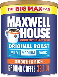 MAXWELL HOUSE Ground Coffee, Original Roast, 33.1 oz Canister