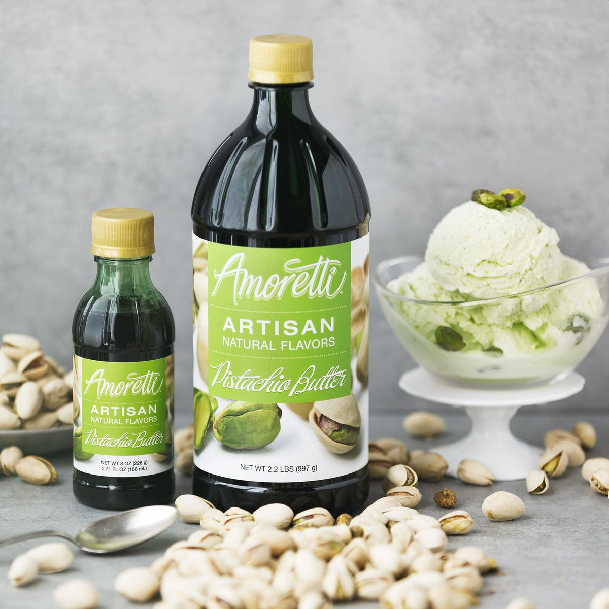 Artisan Pistachio Butter by Amoretti – green