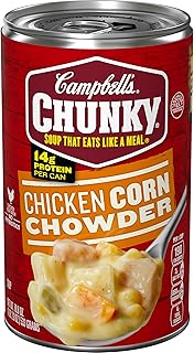 Campbell's Chunky Soup, Chicken Corn Chowder Soup, 18.8 Oz Can