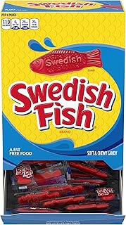 Swedish Fish Individually Wrapped Soft & Chewy Gummy Candy, 240 Count | Bulk Candy