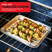 Stock Your Home 10 Pack / Silver / disposable Disposable Cookware