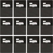 Mead Composition Books, Notebooks, Wide Ruled Paper, 100 Sheets, Comp Book, Black, 12 Pack (38603)