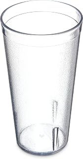 Carlisle FoodService Products Plastic Tumblers, 20 Oz, Clear, 24 Pack