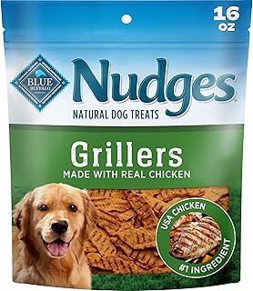 Blue Buffalo Nudges Grillers Chicken Dog Treats, 16 oz