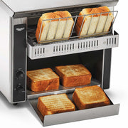 Horizontal Conveyor Toaster by Vollrath – 14-3/16" x 14-1/2" x 16-1/2", Stainless Steel, Silver, Model CT2H-120250