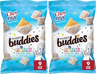 Chex Mix Muddy Buddies Funfetti Snack Mix, 9 oz (Pack of 2)