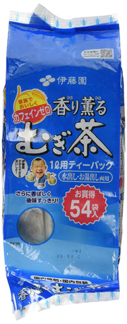 Japanese Barley Tea Kaori Kaoru (Aromatic) Mugichae Tea COLD/HOT 54 Bags by ITO EN – 54 Count (Pack of 1)
