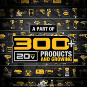 DEWALT 20V MAX / Black/Yellow / 1 Battery Packs