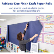Pacon Sky Blue Duo-Finish / 36 Inches x 100 Feet - 40 lbs / Durability Kraft Paper