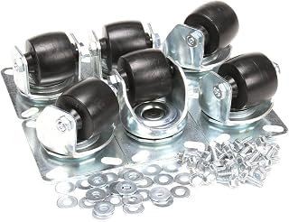 Perlick 67062 Set of 6 2-7/8 H Caster Kit