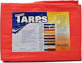 16 Ft X 20 Ft Orange Tarp - 3.3 Oz.