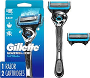 Gillette ProGlide Chill Razor for Men, Handle + 2 Blade Refills