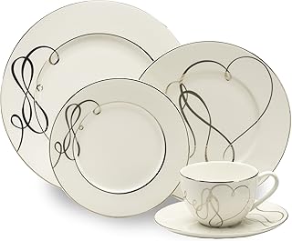 Mikasa Love Story 5 Piece Place Setting, Silver