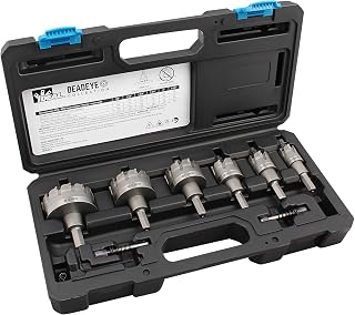 IDEAL INDUSTRIES Deadeye Carbide Tipped Hole Cutter, 8 pc Kit