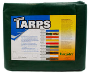 15 Ft. x 15 Ft. Forest Green Tarp - 4.5 Oz. by HARPSTER TARPS – 15 Ft. x 15 Ft., Aluminum, Green, Model G15x15