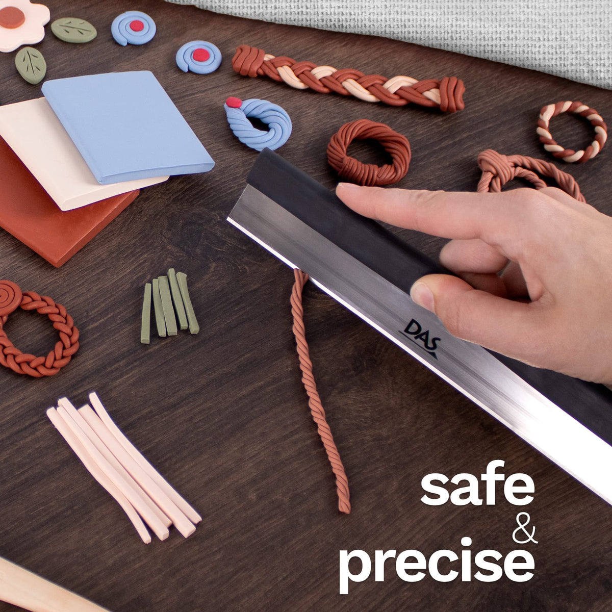 Smart Flexible Steel Blade for Clay by DAS – FLEXIBLE STEEL BLADE, Steel, Keine Farbe, Model PACF326000