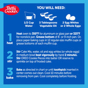 OREO White Cake Mix by Betty Crocker – 9.3 Ounce (Pack of 6), Pack of 6