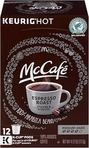 McCafe McCafé Espresso Medium Dark Roast K-Cup Coffee Pods (12 Pods)