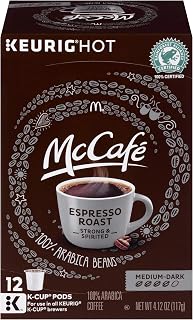 McCafe McCafé Espresso Medium Dark Roast K-Cup Coffee Pods (12 Pods)