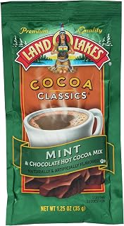 Land O Lakes Cocoa Mix, Classic Mint, 35 grams (Pack of 5)