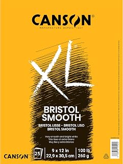 Canson XL Series Bristol Paper Pad, Smooth, 9x12 in