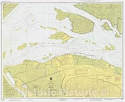Historic Pictoric Bullen Pt To Brownlow Pt 1974 Nautical Chart - Alaska Coastal Map Print - 55in x 44in
