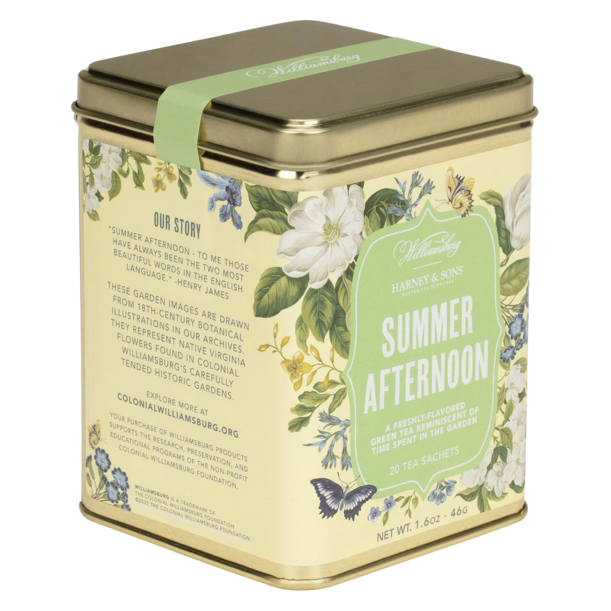 Summer Afternoon Green Tea by Harney & Sons – 20 Count (Pack of 1), Summer Afternoon, Model Harney-636046356513-1
