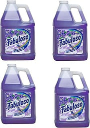 Fabuloso All-Purpose Cleaner Liquid Solution, Purple, Lavender Scent yRveqh, 4Pack (128 Oz)