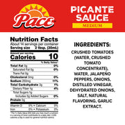 Medium Picante Sauce by Pace – 16 Ounce (Pack of 12), Pack of 12, Model 200650000006