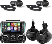 Alpine i509-WRA-JK 9" Multimedia Receiver w/ (2 Pair) SPV-10TW-WRA & SPV-65RGB-CAN Wrangler Bundle