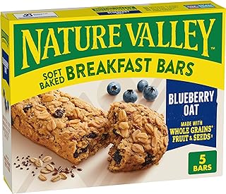 Nature Valley Blueberry Oat Soft Baked Breakfast Bars, 5 ct, 8.85 oz
