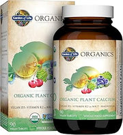 Garden of Life Organics Plant Calcium Supplement, 90 Count