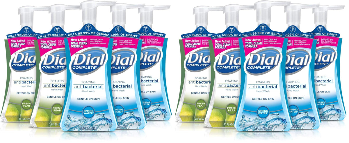 Dial 37.5 Fl Oz (Pack of 2) / Spring Water/Fresh Pear / 1 Hand Wash