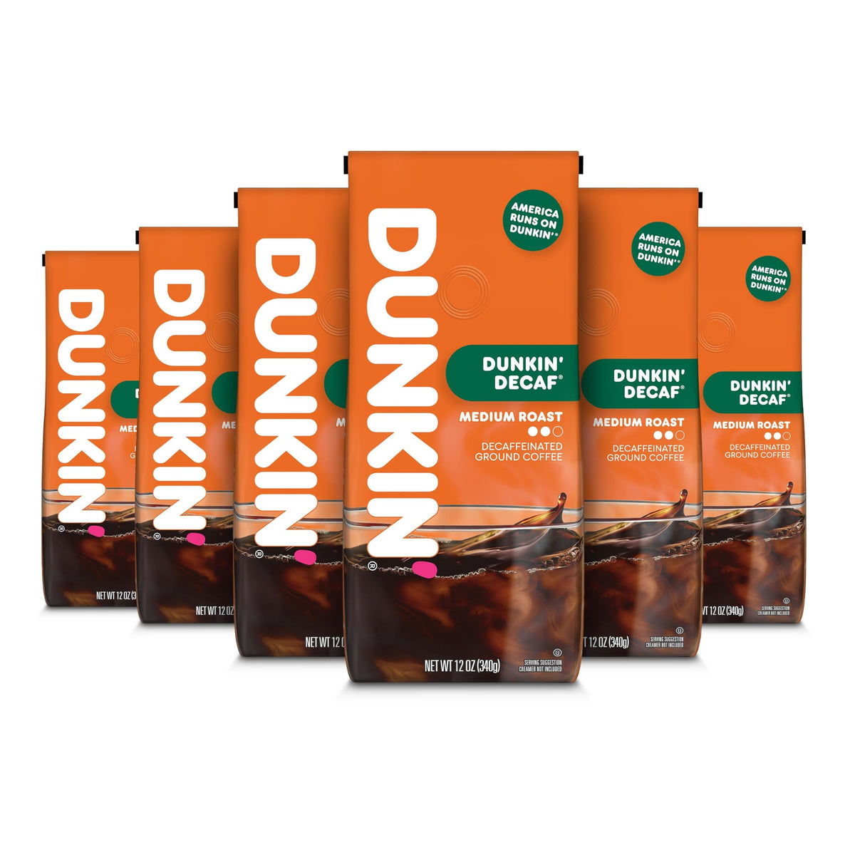 Dunkin' K Cups Original Blend / 12 Ounce (Pack of 6) / 1 Ground Coffee