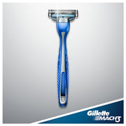 Mach3 Men's Disposable Razors by Gillette – 3 Count (Pack of 1), Plastic, White, Model 047400044722