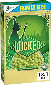 General Mills Wicked Cereal, Elphaba Caramel Apple, Family Size, 18.1 oz