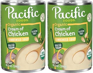 Pacific Foods Organic Cream of Chicken Soup, 10.5 oz Can (Pack of 2)