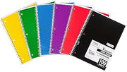 Mead Spiral Bound Wide Ruled Notebooks