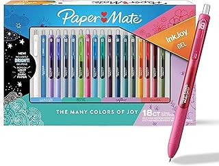 Paper Mate InkJoy Gel Pens, 0.7mm Medium Point, 18 Colors