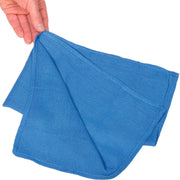 50 Lb. Box 100% Cotton Huck Towels by Global Industrial – 15" x 25", 100% Cotton, Blue, Model N010-C67*50