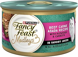 Purina Fancy Feast Medleys Chicken Primavera Cat Food Pack of 24 3 oz Cans