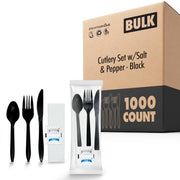 Stock Your Home Black / 1000 Pack / Casual Spoons