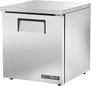 True TUC-27F-LP-HC Undercounted Low Profile Solid Door Freezer with Hydrocarbon Refrigerant, 31.875" Height, 30.125" Width, 27.625" Length