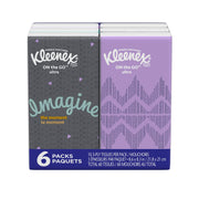 Facial Tissues by Kleenex – 10 Count (Pack of 6), Paper, White, Pack of 6, Model 39879