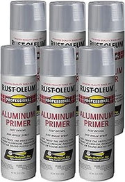 Rust-Oleum Professional Aluminum Primer Spray Paint | Promotes Adhesion On Aluminum Surfaces, Durable Primer Base Coat, Industrial Applications, 15 Oz