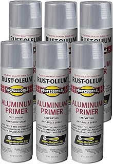 Rust-Oleum Professional Aluminum Primer Spray Paint | Promotes Adhesion On Aluminum Surfaces, Durable Primer Base Coat, Industrial Applications, 15 Oz